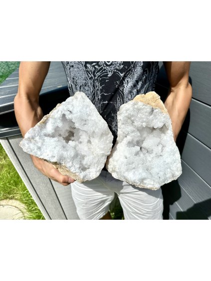 Křišťálová geoda XXL (pár) – Maroko