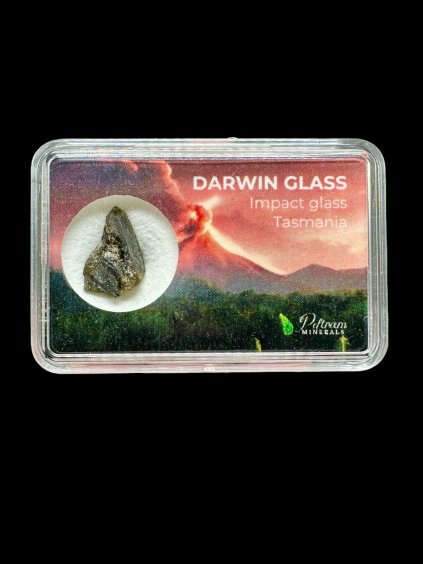 Darwin-Glas in der Box – Queenstown, Tasmanien