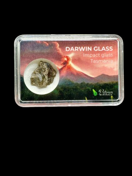 Darwin-Glas in der Box – Queenstown, Tasmanien