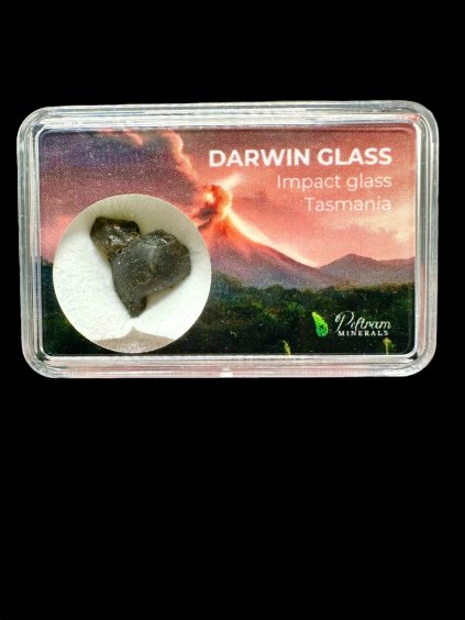Darwin-Glas in der Box – Queenstown, Tasmanien