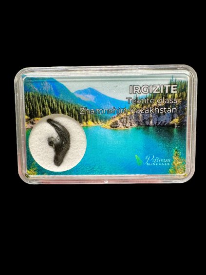 Irgizite in box – Zhamanshin, Kazakhstan