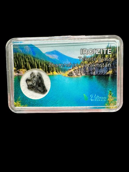 Irgizite in box 0,33g – Zhamanshin, Kazakhstan