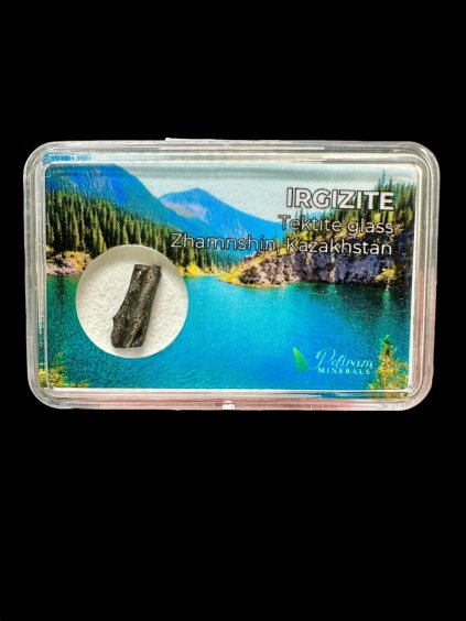 Irgizite in box 0,23g – Zhamanshin, Kazakhstan