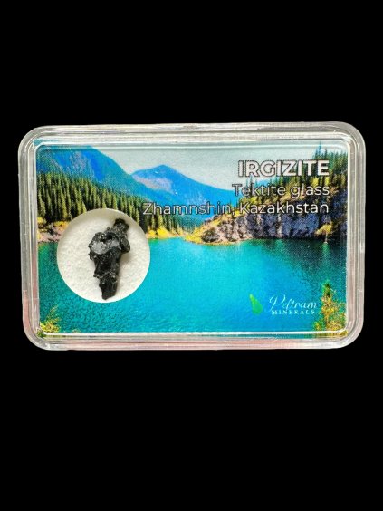 Irgizite in box 0,28g – Zhamanshin, Kazakhstan