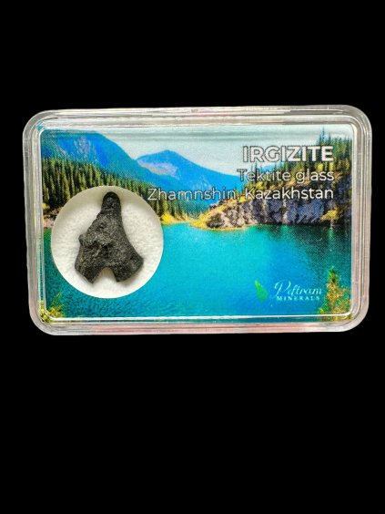 Irgizite in box 0,72g – Zhamanshin, Kazakhstan