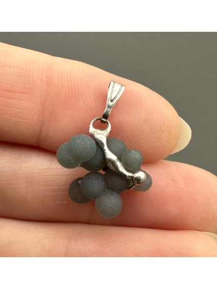 Grape chalcedony pendant