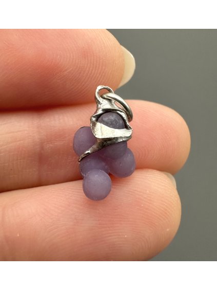 Traubenchalcedon Anhänger