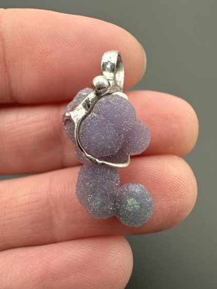 Grape chalcedony pendant