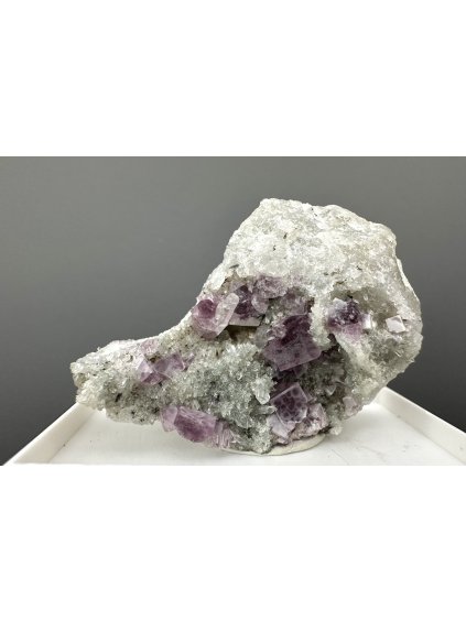 Fluorite, Quartz – Krupka-Knöttel, CZ