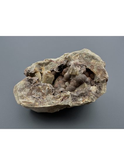 Chalcedon, Kalcit – Braňany, ČR