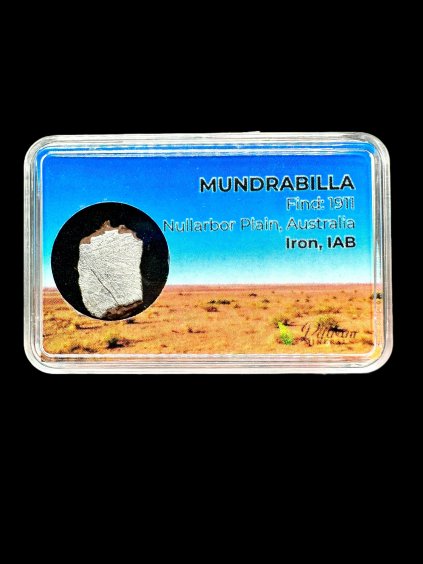 Meteorit Mundrabilla 3,2g / koncový řez – Austrálie