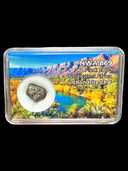 Meteorit NWA 869 – 0,8g – Nordwestafrika