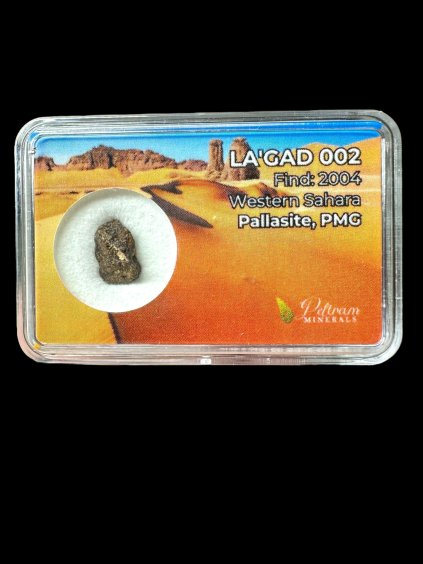 Meteorit Pallasit La'gad 002 – 0,62g  – Západní Sahara