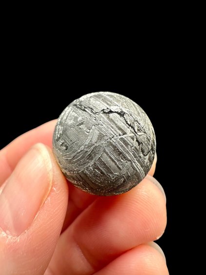 Meteorit Muonionalusta kulička 1,9 cm – Norrbotten, Švédsko