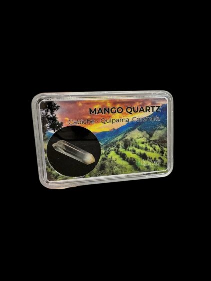 Mango-Bergkristall in der Box – Cabiche, Quipama, Kolumbien