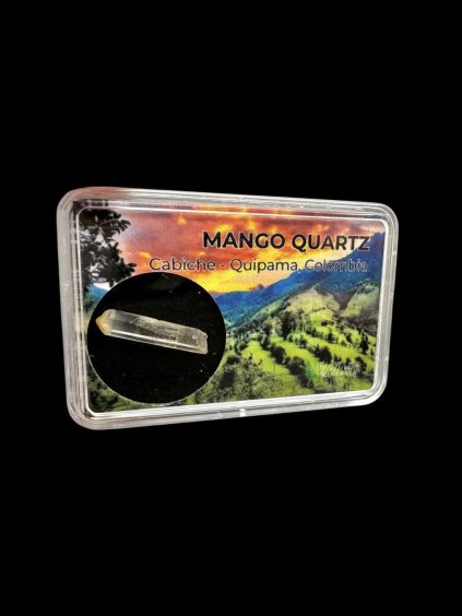Mango-Bergkristall in der Box – Cabiche, Quipama, Kolumbien