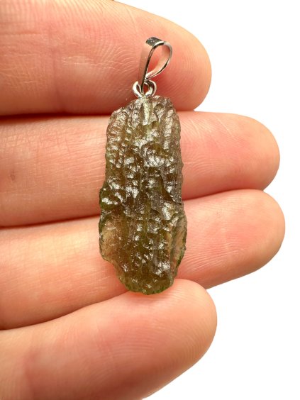 Moldavite pendant