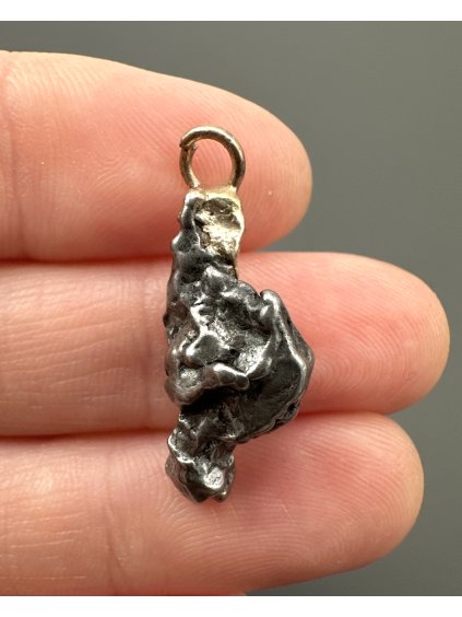 Iron meteorite pendant