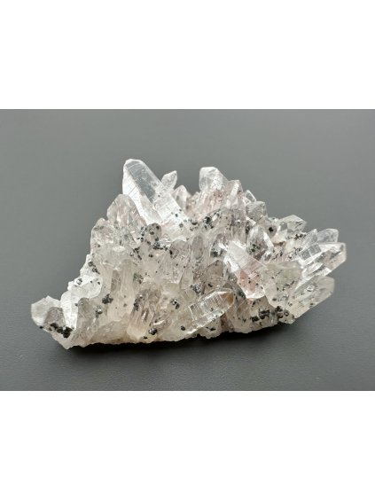 Bergkristall mit Chlorit-Einschlüssen – Santander, Kolumbien