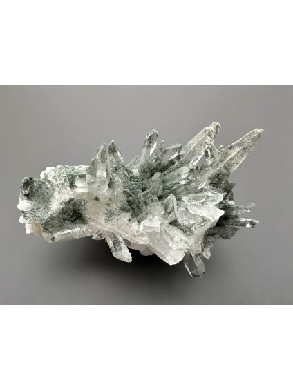Bergkristall mit Oxid und Chlorit – Santander, Kolumbien