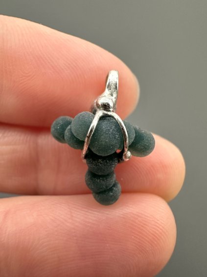 Grape chalcedony pendant