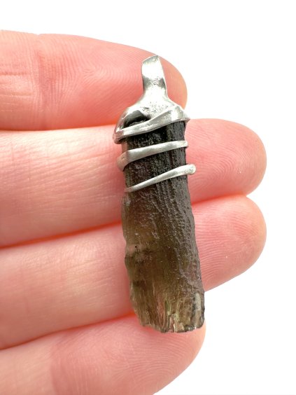 Moldavite pendant