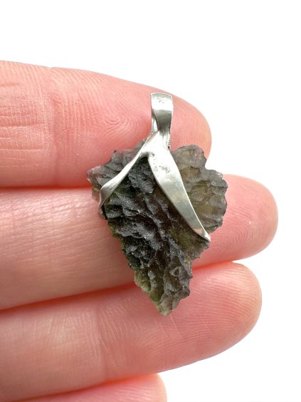 Moldavite pendant
