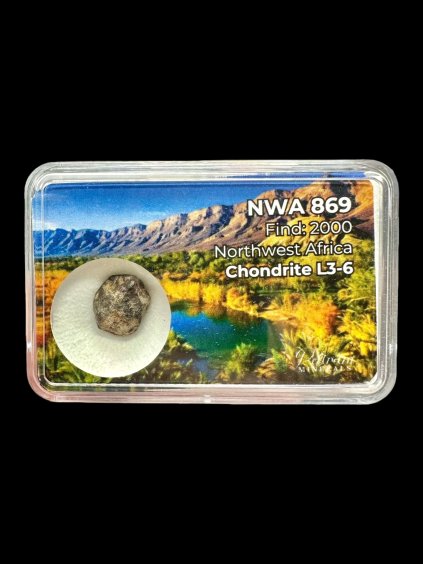 Meteorit NWA 869 – 1,1g – Severozápadní Afrika