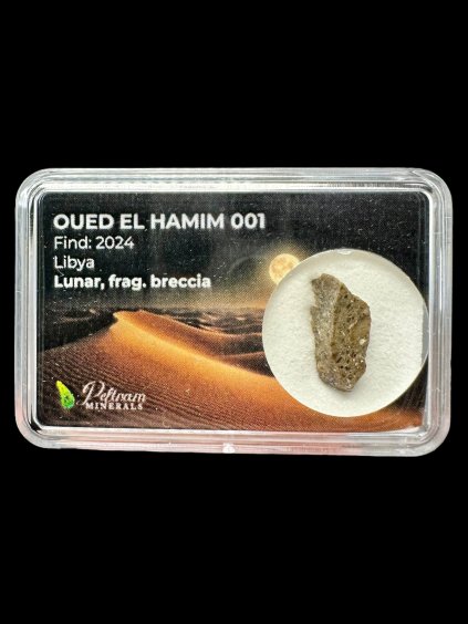 Lunární meteorit Oued el Hamim 001 – Libye