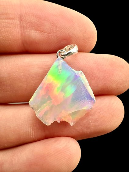 Silber Edelopal Anhänger