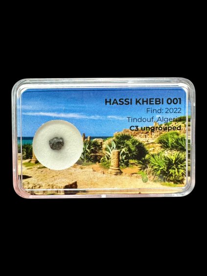 Meteorite Hassi Khebi 001 – 0,09g  – Algeria