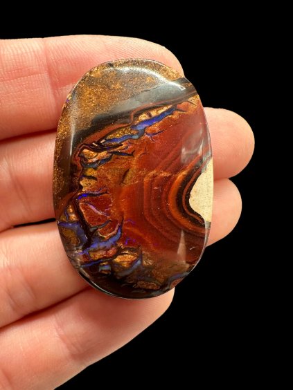 Boulder opál 61,2ct – Kabošon – Koroit, Queensland, Austrálie