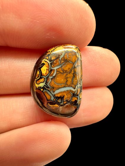 Boulder Opal 15,8ct – Cabochon – Koroit, Queensland, Australien
