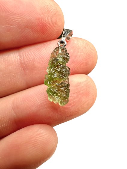 Moldavite pendant