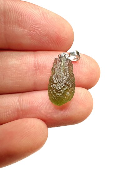 Moldavite pendant