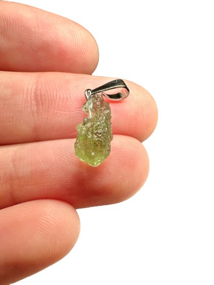 Moldavite pendant