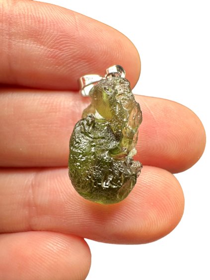 Moldavite pendant