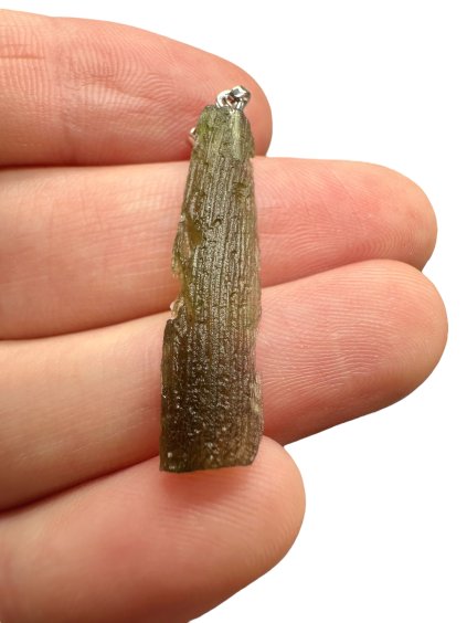 Moldavite pendant