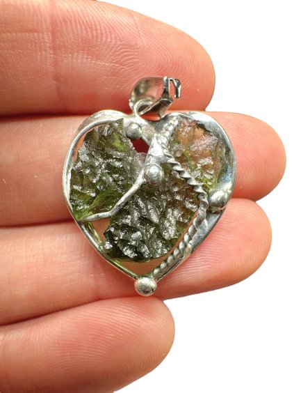Moldavite pendant