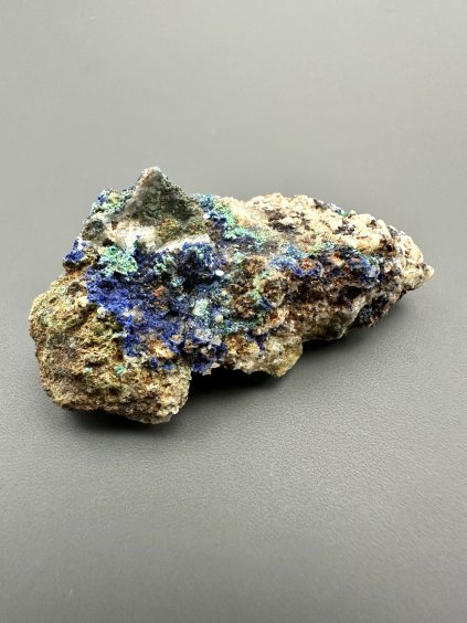 Malachite, azurite, quarz – Borovec u Stepanova, CZ