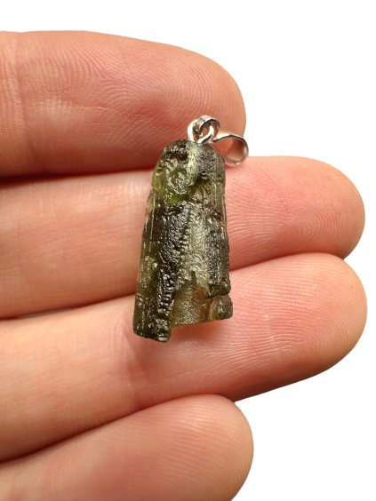 Moldavite pendant