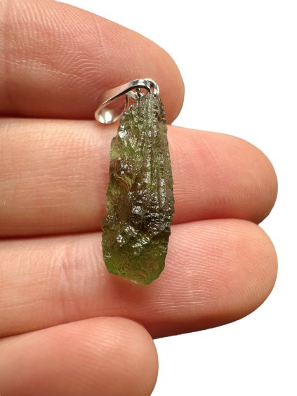 Moldavite pendant