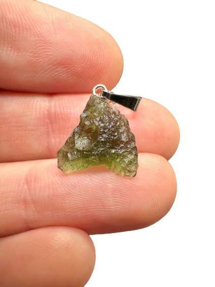 Moldavit Anhänger 0,9g