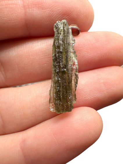 Moldavite pendant