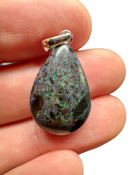 Silberanhänger aus australischem Opal