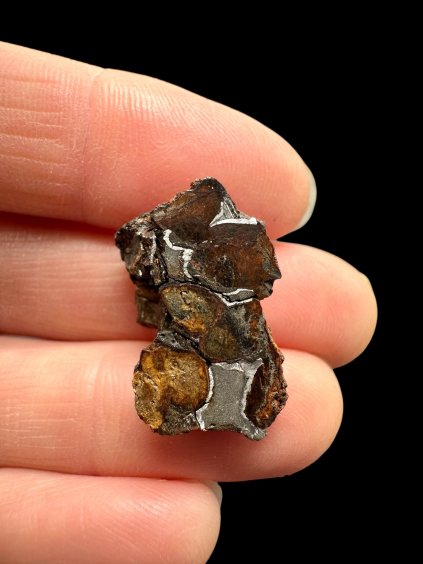 Meteorit Seymchan 4,7g / Endschnitt – Magadan, Russland