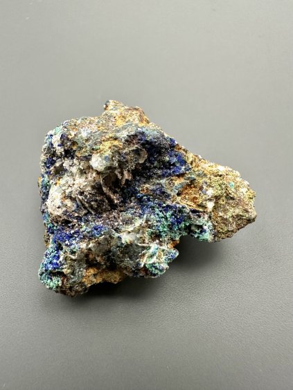 Malachite, azurite, quarz – Borovec u Stepanova, CZ