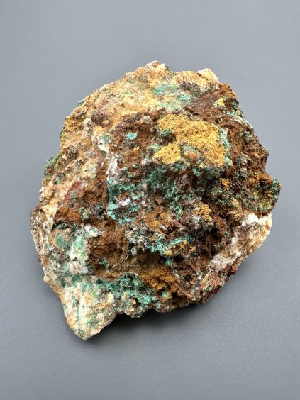 Malachit, Azurit, Quartz – Borovec u Stepanova, CZ