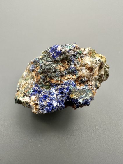 Malachite, azurite, quarz – Borovec u Stepanova, CZ