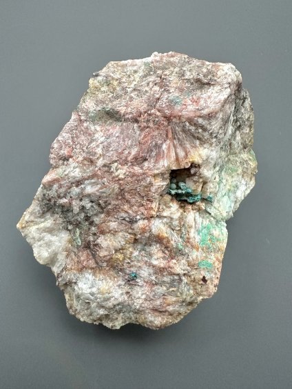 Malachit, Azurit, Quartz – Borovec u Stepanova, CZ